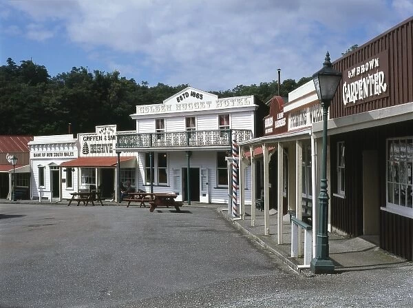 Shantytown near Paroa, South Island, New Zealand