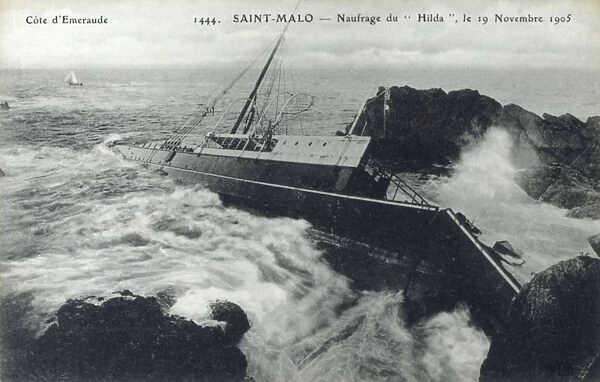 Shipwreck of the Hilda - St Malo