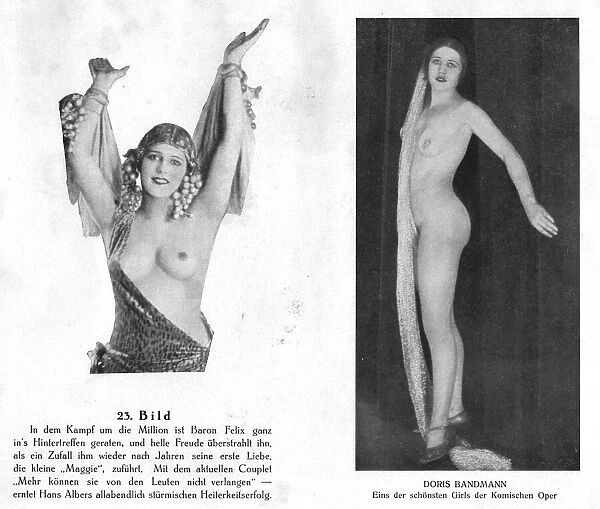 Showgirls in James Kleins Zieh Dich Aus (Undress Yourself), Komische Oper, Berlin