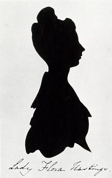 Silhouette, Lady Flora Hastings