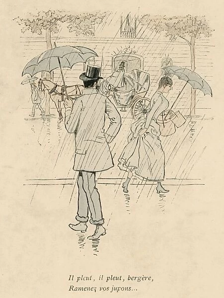 Social  /  Paris Rain 1890