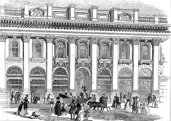The South Entrance of the Royal Exchange, London, 1844