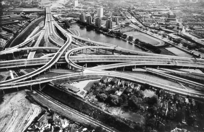Framed Print : Spaghetti Junction Aerial Print, Birmingham, England Framed Print : Spaghetti Junction Aerial Print, Birmingham, England
