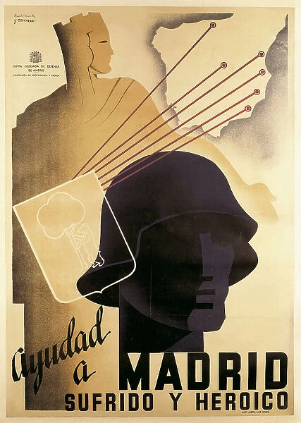 Spainish Civil War (1936-1939). Ayudad a Madrid