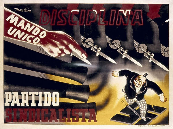 Spanish Civil War. Disciplina. Mando unico