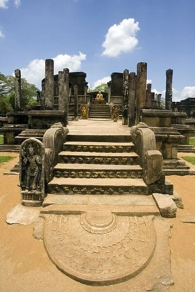SRI LANKA. Polonnaruwa. Gal Vihara or Rock Temple