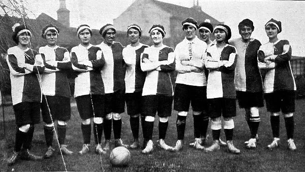 The Sterling Companys Womens Football Team, 1917