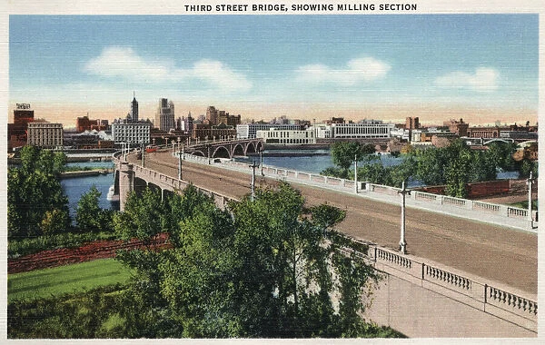 Third Street Bridge, Minneapolis, Minnesota, USA