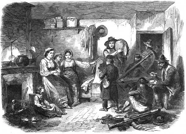 Street music: musicians at home, 1867