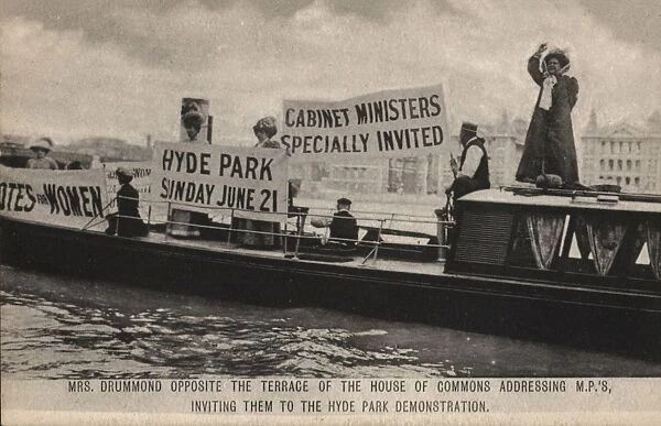 Suffragette Hyde Park Demonstration 1908