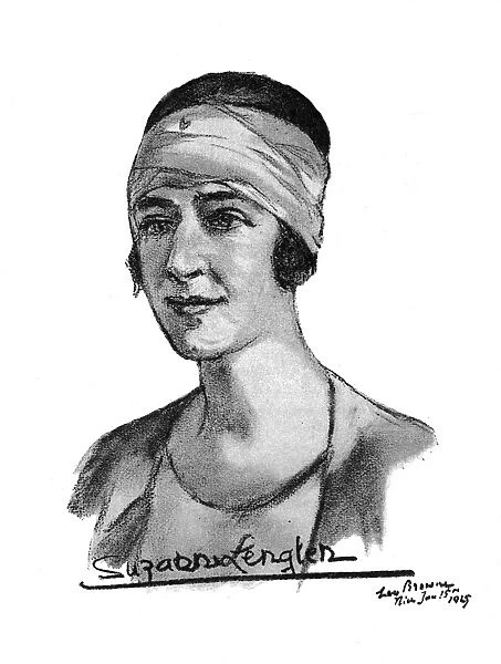 Suzanne Lenglen, tennis player