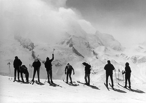 Swiss Skiers Get Ready