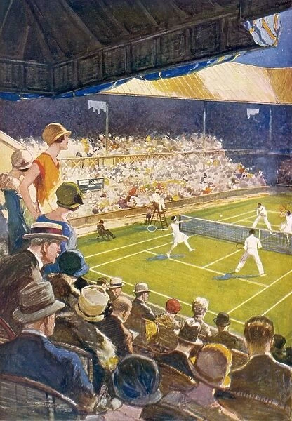 tenacious Roasted Stadium Jigsaw Puzzle of The Tennis Championships at Wimbledon (Photos Framed,  Prints, Puzzles, Posters,...) #4405949