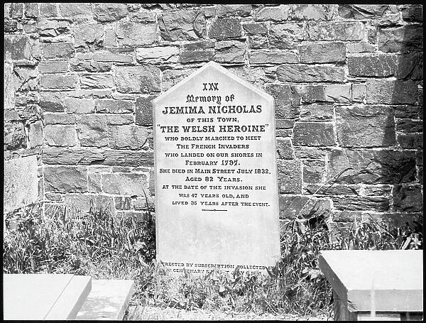 TOMB OF JEMIMA NICHOLAS