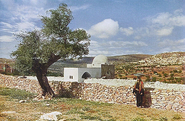 Tomb of Rachel and view of Beit Jala, West Bank