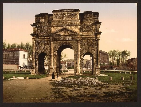Triumphal arch, Orange, Provence, France