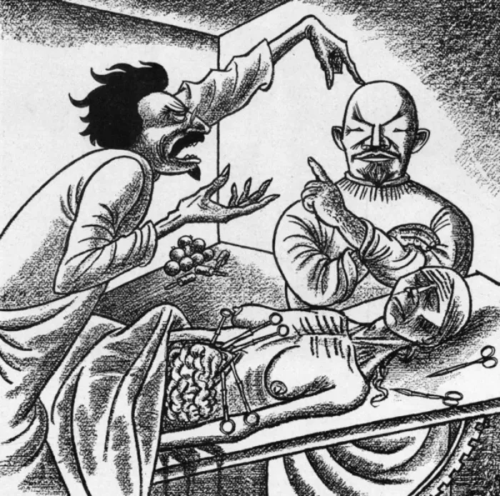 Framed Print : Trotsky and Lenin Disagree, 1921 Print Framed Print : Trotsky and Lenin Disagree, 1921 Print