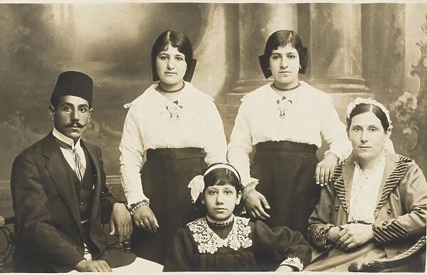 Turkish Family Group - 1920s