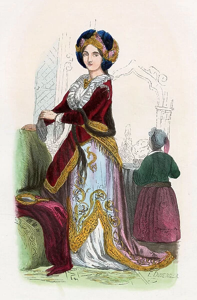 A Turkish noblewoman Date: circa 1840