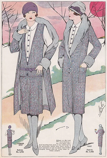 Tweed suit and coat
