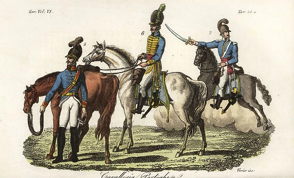 Uniforms of the Portuguese cavalry, 1800s