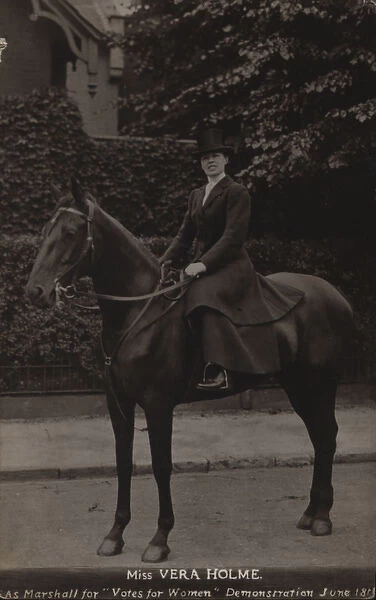 Vera Holme Marshal at Suffragette March