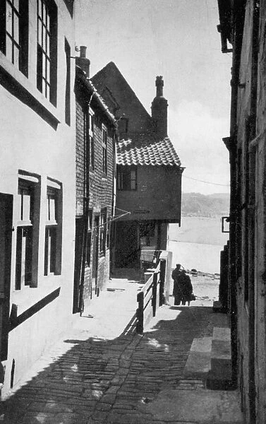 View down Tin Ghaut, Whitby, North Yorkshire