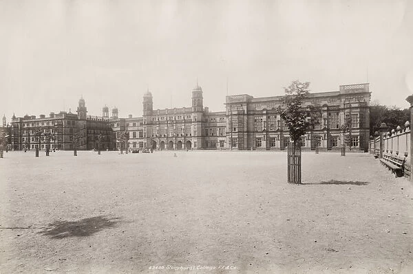 Vintage 19th century photograph: Stonyhurst College, Roman Catholic, Jesuit, school