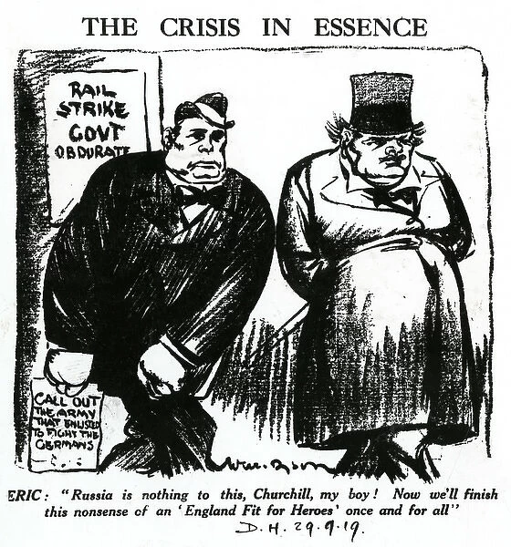 Winston Churchill - Daily Herald Cartoon