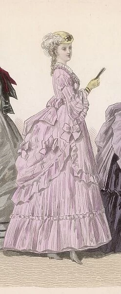 Woman in Pink Dress  /  1869