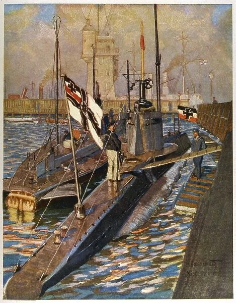 WW1  /  1915  /  U-BOATS KIEL