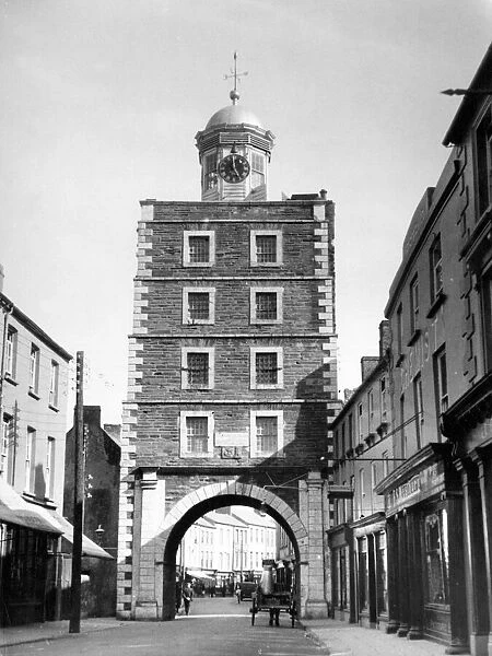 Youghal Clock Gate. The famous Youghal Clock Gate