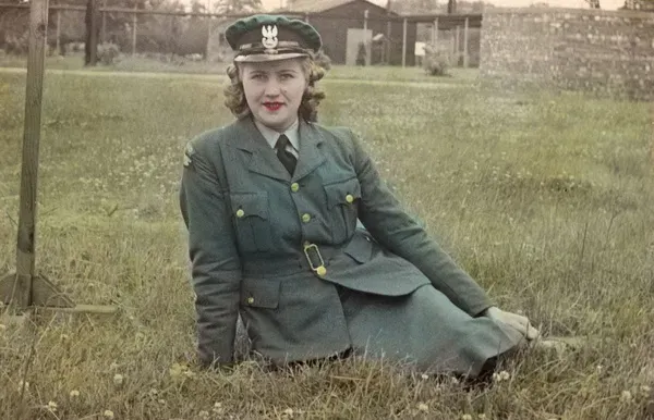 Young Polish Woman in WW2 Uniform Print, circa Art Prints