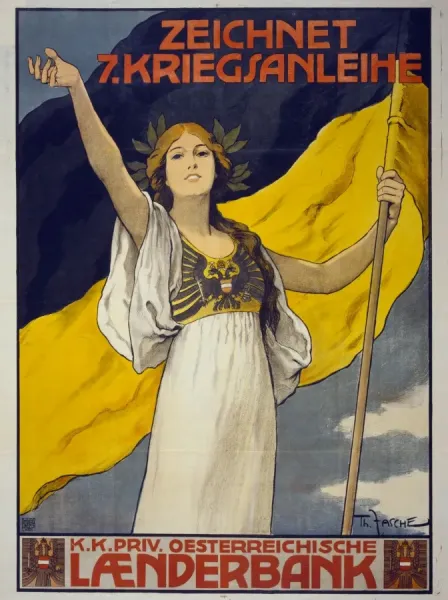 Austro-Hungarian War Bond Poster Print, 1917. Art Prints, Posters