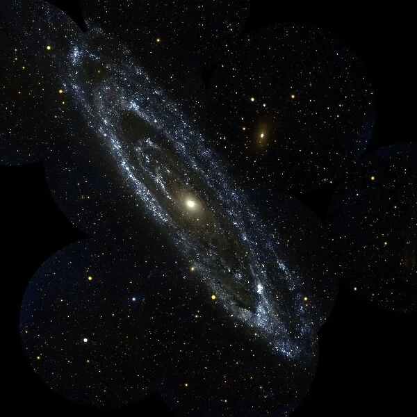Andromeda Galaxy. This image is from NASA's Galaxy Evolution Explorer is