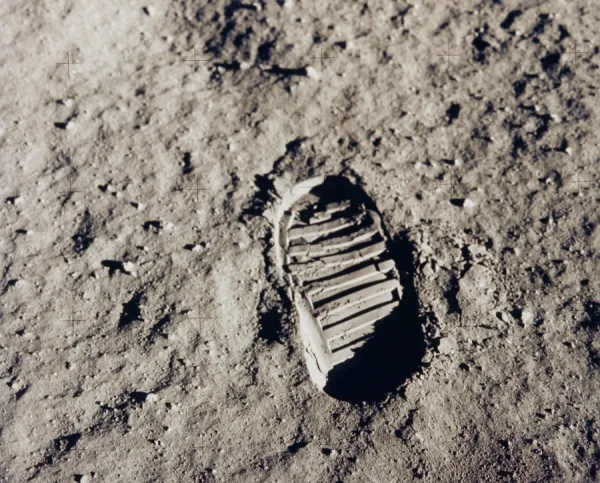 Apollo 11 bootprint