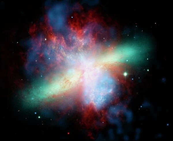 Cigar galaxy (M82), composite image