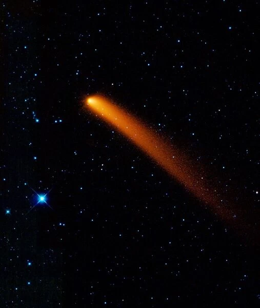 Comet Siding Spring, infrared image