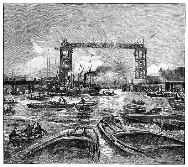 Construction of Tower Bridge, 1890s