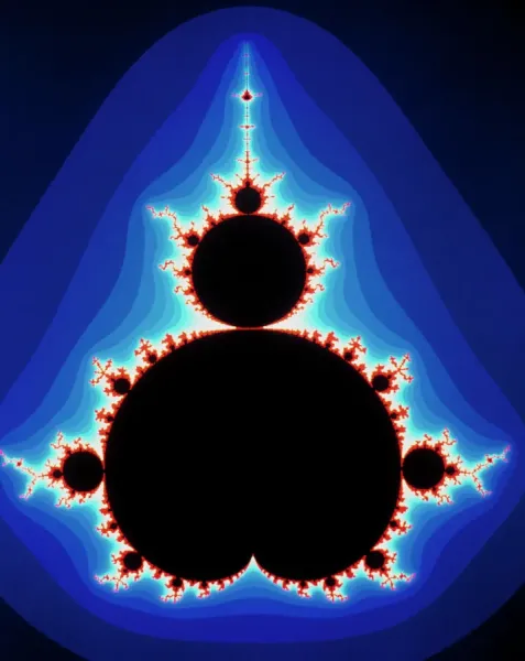 Mandelbrot Set Fractal Geometry Print. Art Prints, Posters