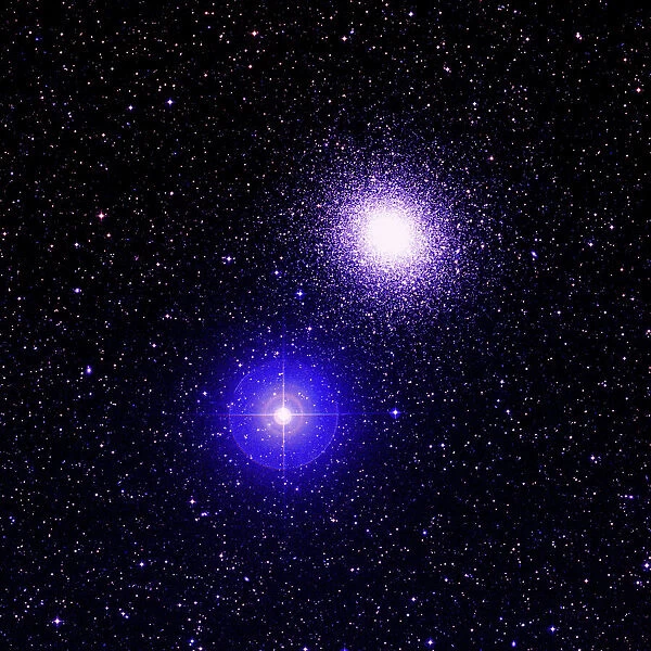 Globular cluster M5. Optical image of the globular star cluster M5 (NGC 5904)