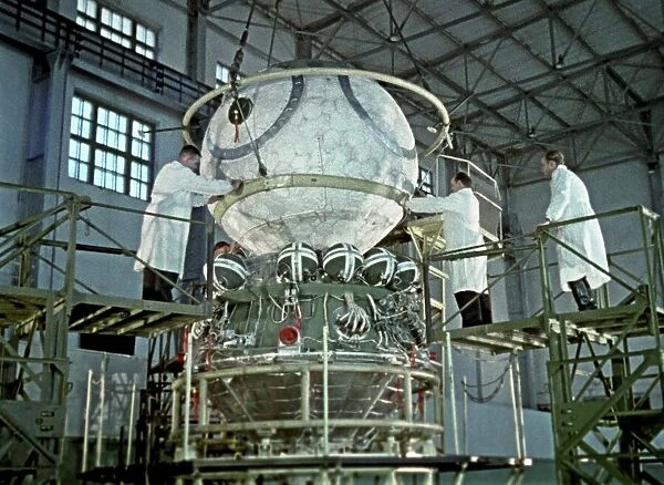 Installation of Vostok spacecraft