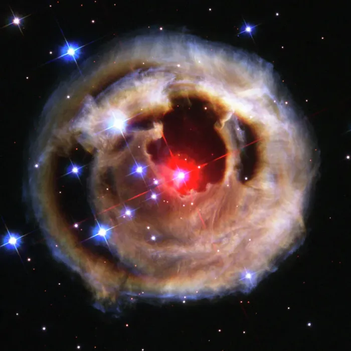 Framed Print : Light echo from exploding star, Print Framed Print : Light echo from exploding star, Print