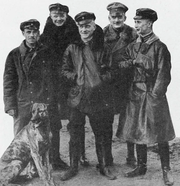 Manfred von Richthofen, the Red Baron, in Jasta 11 Art