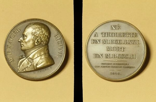 Medallion commemorating Xavier Bichat C017  /  0711