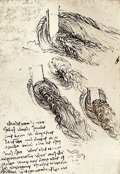 Notes by Leonardo da Vinci