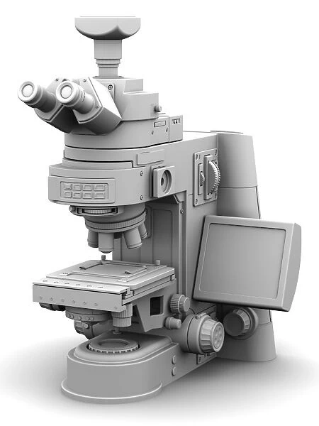 Optical light microscope with camera