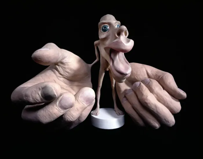 Framed Print : Motor Homunculus Print - Anatomical Model of Body Control Framed Print : Motor Homunculus Print - Anatomical Model of Body Control