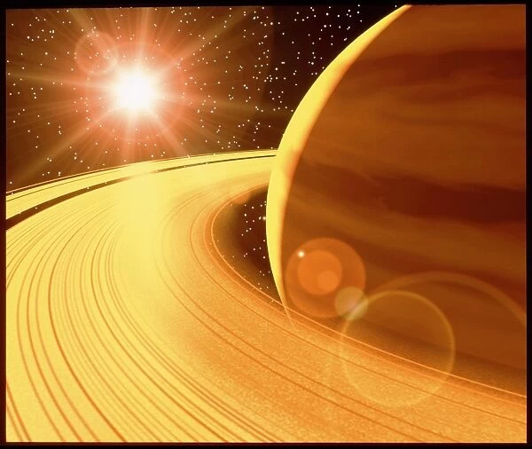 Saturn & its rings