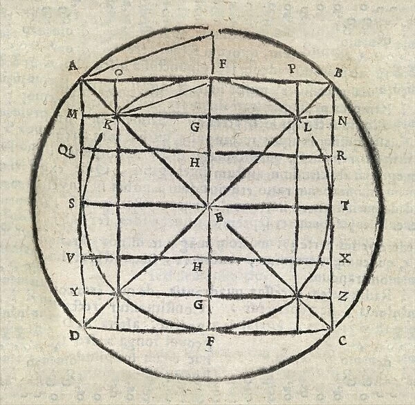 Squaring the circle, 17th century C017  /  8003